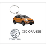 proton x50 orange keychain 2d X50 oren