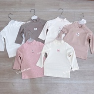 Nous thermal shirt with 3cm neck, soft and smooth (6-9m to 3-4y)