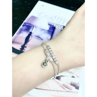 S9999 Silver bracelet 万足银双层葫芦手链 (S787)