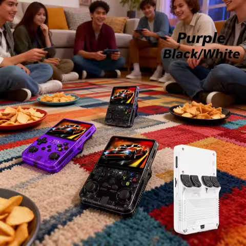 128GB R36S【NEW 2026】 Handheld Gaming Console, 3.5" IPS Screen, Thousands of Classic Games, Linux OS,