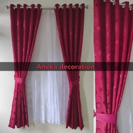 Gorden minimalis hordeng gorden jendela minimalis pintu ruang tamu polos murah terbaru warna hijau t