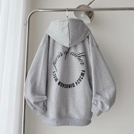 Áo Khoác In Chữ Paris of Aither Tay Phồng Kiểu Rộng Nam Nữ - Áo Hoodie Thun Nỉ Có Nón 2 Lớp Chống N