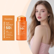 Viareline Sun Protection Stick SPF50 UVA UVB Protection Transparent Non-Greasy Portable Sunscreen St