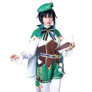 NSPSTT Genshin Impact Venti Cosplay Costume Game Halloween Outfit