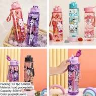 3in1 kuromi tumbler for kids aqua flask my melody tumbler water bottle with straw portable tumbler w