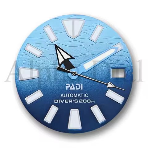 28.5mm C3 lume Case Mod Parts Sterile Watch Dial for Seiko Sea Prospex NH35/36/4R/6R Automatic Movem