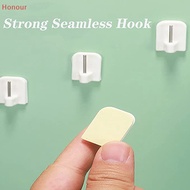 [Honour] 10pcs Adhesive Hook For Curtain Rod Rear Door Storage Rack Window Self Adhesive Hanging Hook Key Holder Bathroom Towel Hanger
