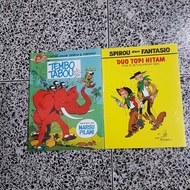 KOMIK SPIROU DAN FANTASIO SET 2 BUKU TEMBO TABOU DAN DUO TOPI HITAM