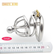 ▨Catheter-Device Cock-Ring Cage-Chastity Stealth-Lock 304-Stainless-Steel with Arc-Shaped
