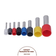 CYMX 1200 Pcs Cold Pressed Terminals, 22 AWG to 8 AWG 0.5mm-10mm Wire Ferrule Terminal Kit, 8 Differ