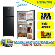 MIDEA 280L REFRIDGERATOR MDRT345MTB30 NET 236L FRIDGE PETI SEJUK
