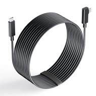 Fiber Optic Link Cable 16FT for Meta Quest 3S/Quest 3/Oculus Quest 2/Pro to PC VR, USB 3.1 Type C to