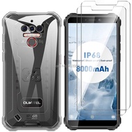 3-in-1 Glass+Silicone Cover For OUKITEL WP5 WP6 WP7 WP8 Pro Case For Oukitel WP5 Tempered Glass Scre