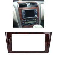 2 Din Fascia Panel Frame Trim 2‑Din Radio Car Stereo Navigation Refitted Dash Kit Fit for Avalon 200