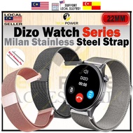 Dizo Watch,Pro/ Watch R/ Watch D,D Talk,D2 /Dizo Watch R2, Milan Stainless Steel Magnetic Strap 22mm