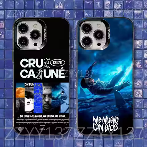 Cruz Cafune Me Muevo Con Dios Phone Case For iPhone 16,15,14,13,12,11,8,7,Pro,Max,Plus,Mini,XS,SE Sh