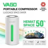 Kode B94H Vago Mini Vacuum Bag Plastic Bag for Travel With Slider Double Zipper