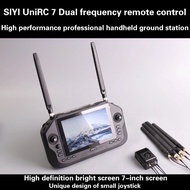New SIYI UniRC 7 Pro Dual Frequency Band 2.4 & 5 GHz Handheld Ground Station Smart Controller with 7