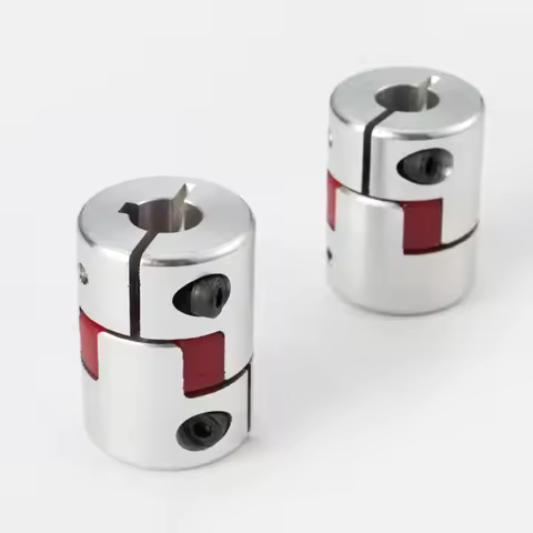 Coupler D20L25 Series Flexible Plum Clamp Coupling OD 20mm L 25mm Shaft CNC Jaw Shaft Coupling 4/5/6