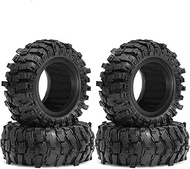 REDSPIDER Metal 1.9'' Beadlock Wheels and Crawler Tires OD 88MM/3.46'' (4PCS) for 1/12 RC Crawler MJ