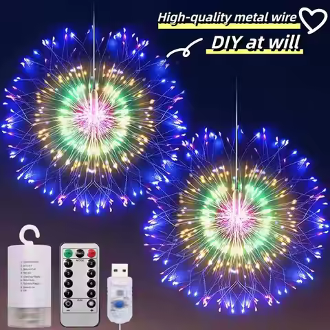 Firework Lights Outdoor led lights night christmas lights lights holiday lighting led strip light li