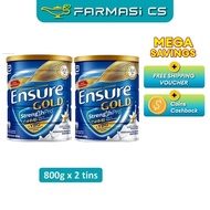 SPECIAL Abbott Ensure Gold Vanilla 800g x 2 Tins (TWIN) EXP:04/2027 [ Complete Nutrition ]