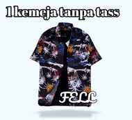 GRATIS 1 TAS  kemeja batik pria modern 2025 kemeja pria motif keren kemeja pria kemeja hawai baju pa