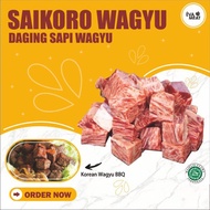 saikoro beef wagyu cube meltique bandung