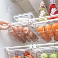 Compartment PET Refrigerator Drawer Organizer Transparent Fridge Storage Drawer Fridge Organizer Rac