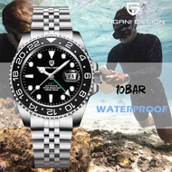 Top PAGANI DESIGN PD-1662 Men's GMT Mechanical Watch Luxury Ceramic bezel Automatic Watch 10bar Wate