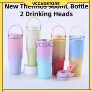 🔥【READY STOCK】🔥304 Botol Tumbler Termos Keluli Tahan Karat 900ml Dengan Penutup Tertutup Kepala Minu