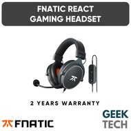 FNATIC GEAR React/React+ Esports Performance Headset - Virtual 7.1 Surround Sound