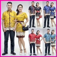 BAJU BATIK COUPLE SARIMBIT MAURA SERAGAM PESTA MEWAH KUTUBARU WANITA [