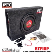 MTX  ตู้ลำโพงซับสำเร็จรูปขนาด 10นิ้ว พร้อมแอมป์Class-Dขยายในตัว 200W(RMS)แท้ วิทยุเดิมใส่ได้มี Hi to