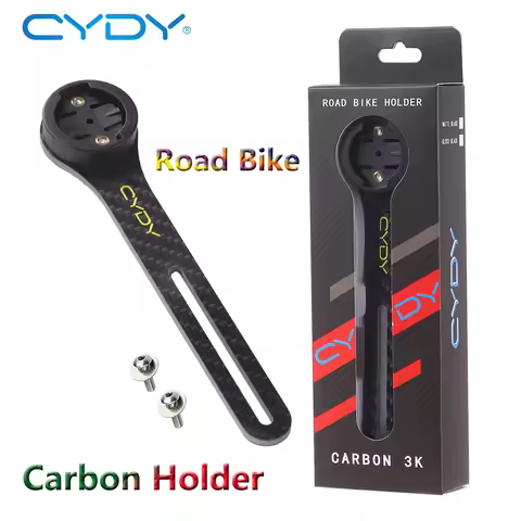CYDY Carbon 3K Garmin Mount Edge 130 200 Road Bicycle Computer Holder Wahoo Bryton Rider 420 Cycling
