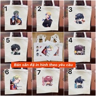 Blue Lock Michael kaiser printed bag / Blue Lock anime handbag / Blue Lock anime bag