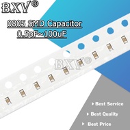 100PCS 0805 SMD Chip Multilayer Ceramic Capacitor 0.5pf - 100PF 1PF 3PF 6PF 10pf 22pf 39PF 47PF 100P