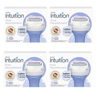 Schick Intuition Pure Nourishment with Organic Cocoa Butter 12 Cartridge Women's Razor Refills T0UV