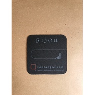 Original Zentangle Bijou Paper Tiles - Black (10pcs)