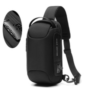 Fashion Men's Waterproof Oxford Crossbody Bag Anti-theft Lock Shoulder bags Sling Bag Multifunction Short Travel Messenger bags