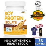 Pharmanutri Soy Protein Isolate 1kg, 33 ser(Unflavor)91% Protein(FREE GIFT!)- Vegan Protein Myprotei