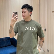 1:1！Original Standard Real Shot G 26 New Style Letter Embroidered Round Neck Short Sleeve OS Loose A