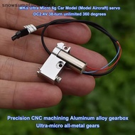 [snowsumptuous] 1/2Pcs DC 2V-3.7V 3V 49RPM Slow Speed 716 Coreless Motor Metal Gearbox Gear Motor 6g