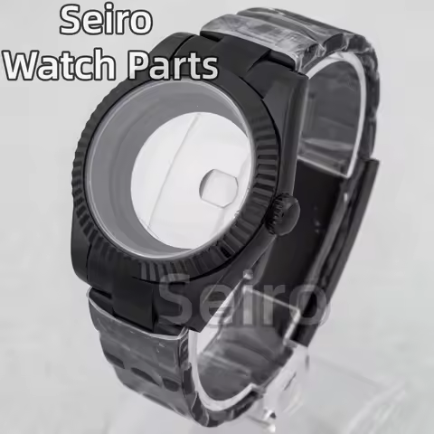 36mm/39mm Silver Watch Case Stainless Steel Oyster/Jubilee Bracelet For Datejust Style NH35/NH36 Mov