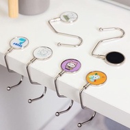 Table Purse Bag Hanger Desk Purse Hook Cartoon Metal Handbag Hanger Classroom Handbag Hook