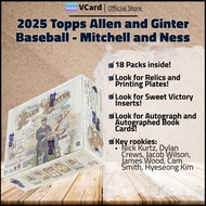 [VCARD] 2025 Topps Allen and Ginter Baseball Mitchell and Ness Hobby Box [100% Original. Card]