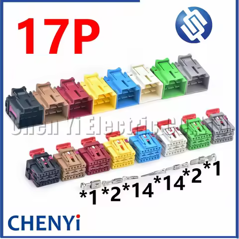 17 Pin Automotive Power Seat switch Connector Car seat heating module Wire harness Plug 8K0972483 4F