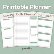 Printable Planner | Digital And Physical Use | Meal Planner | Daily Gratitude | A4 A5 Planner