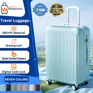WanderCase 20/22/24 Inch ABS+PC Rotation Waterproof Luggage Travel Bag Suitcase Hand Carry Luggage