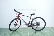 จักรยานไฮบริดญี่ปุ่น - ล้อ 700 mm. - มีเกียร์ - อลูมิเนียม - Disc Brake - TREK FX 4 - สีแดง [จักรยานมือสอง]